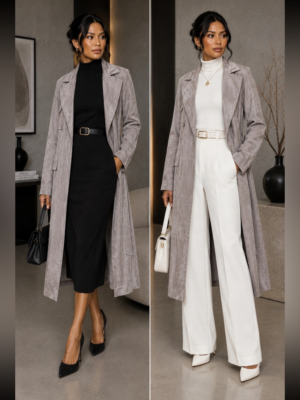 Grey trench